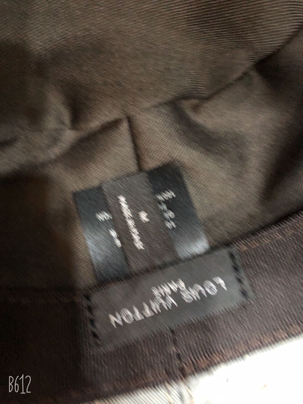 ブランド帽子内部構造